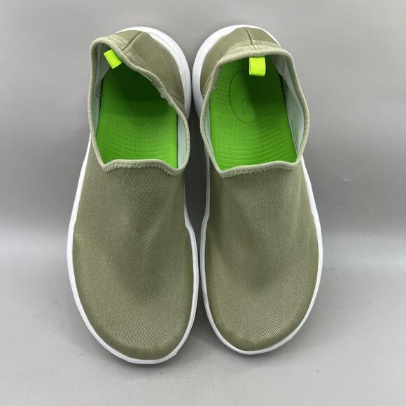 OOFOS Oomg Eezee Recovery Shoes Women Size 9 Green Lightweight Comfort Sneakers - Picture 5 of 8